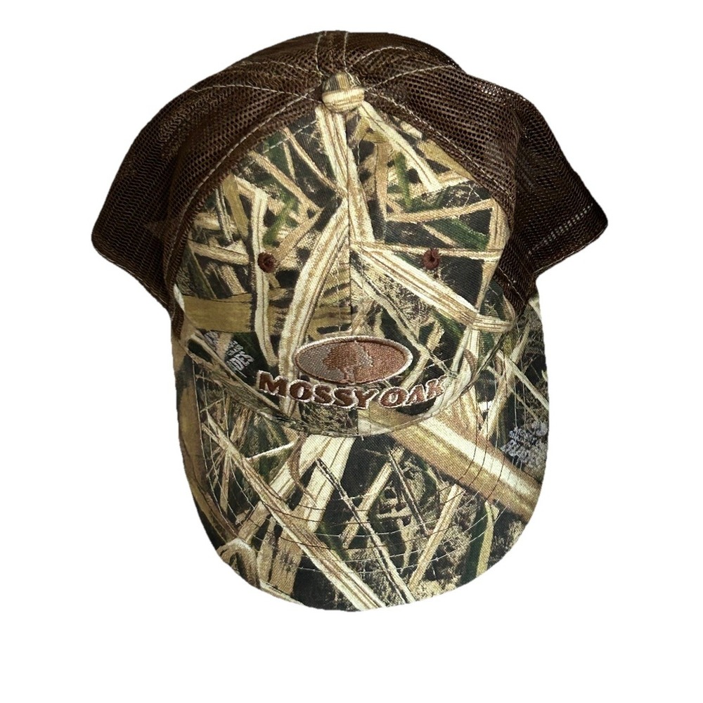 Mossy‎ Oak Camouflage Logo Hat,Closure, Adjustable One Size Hunting ,fishing